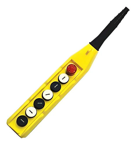 Botoeira 6 Operacoes + Emergencia Pl07 Steck - Importadora Eletrica Brasilia
