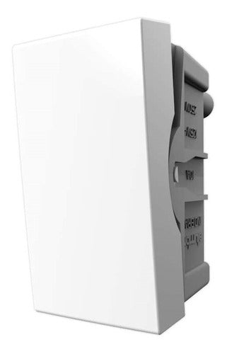 Modulo Interruptor Simples Inova Pro 85011 Alumbra Branco - Importadora Eletrica Brasilia