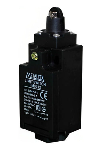 Chave Fim De Curso Roldana 5a 240vca 1na+1nf Fm9212 Metaltex - Importadora Eletrica Brasilia