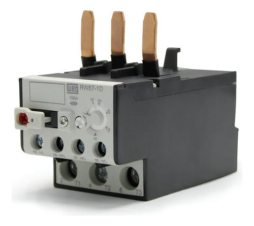 Rele Termico De Sobrecarga 32-50a Weg Rw67-1d3-u050 - Importadora Eletrica Brasilia