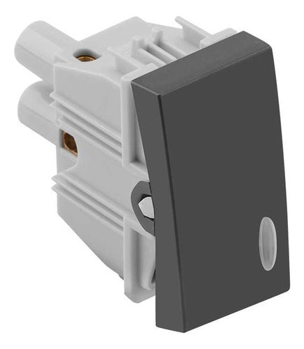 Modulo Interruptor Simples Base Luminosa 10a 250v Simon - Importadora Eletrica Brasilia