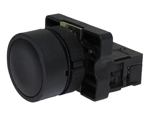 Botao Pulsador Faceado 1na 22mm Preta P20afr-b-1a Metaltex - Importadora Eletrica Brasilia