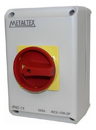 Chave Seccionadora Tripolar 100a Ip65 Kc5-100-3p Metaltex - Importadora Eletrica Brasilia