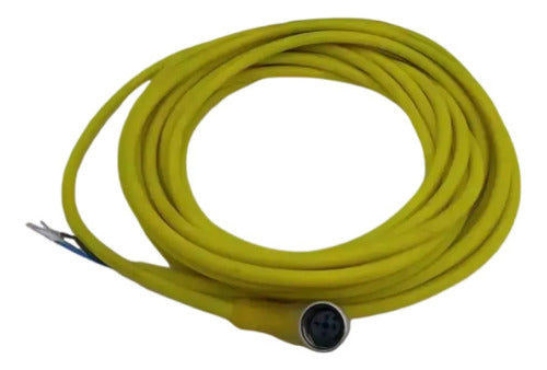 Conector Femea M12 4pinos C/cabo 5mts 250vac Ct12f/4p-05c1 - Importadora Eletrica Brasilia