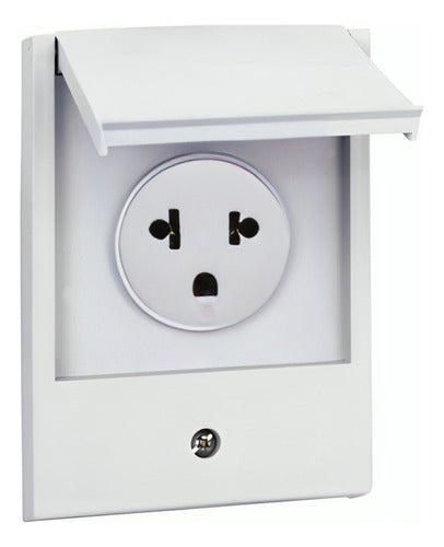 Tomada Aquatic Cinza 2p+t E Universal 10a 250v 64213 - Pial - Importadora Eletrica Brasilia