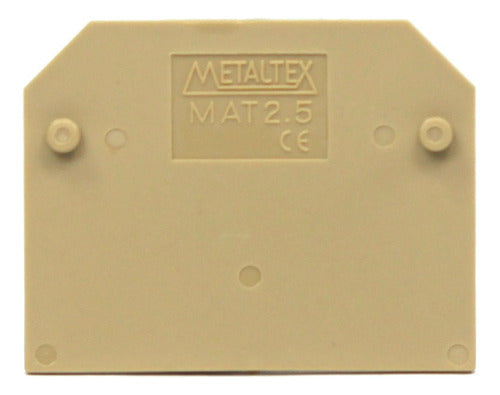 5x Tampa Final P/ Conector Mtb2,5en - Mat2,5 Metaltex - Importadora Eletrica Brasilia