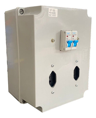 Unidade Combinada Padrao 2 Tomadas 20a 2 Disjuntor 1p 20a - Importadora Eletrica Brasilia