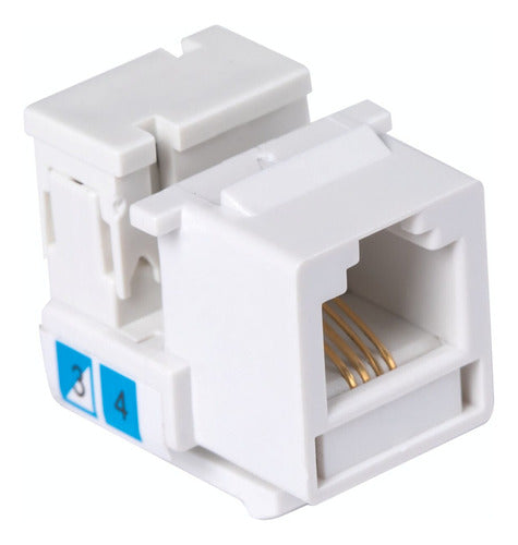 Tomada Para Transmissao Dados Rj 45 Categoria 6 Tramontina - Importadora Eletrica Brasilia