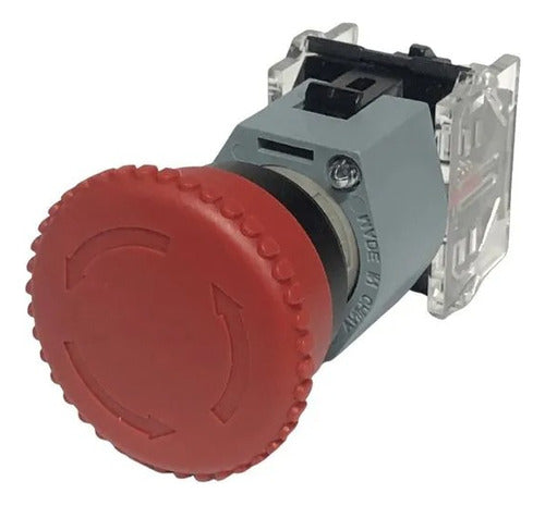 Botao Emergencia Plastico 22mm 1nf Vm 40mm Siemens - Importadora Eletrica Brasilia