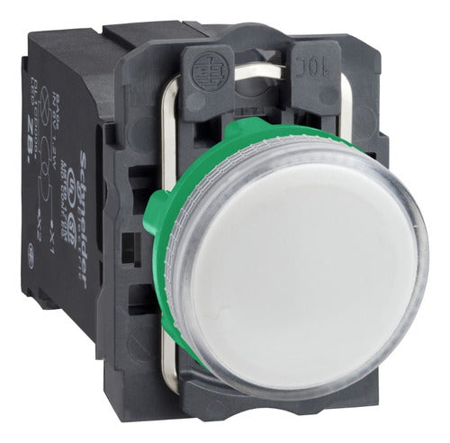 Sinaleiro Plastico Led Branco 22mm C/trafo 240v/6v Xb5av41 - Importadora Eletrica Brasilia