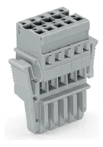 Conector Femea 4mm 1 Condutor 5p Cage Clamp Wago - Importadora Eletrica Brasilia